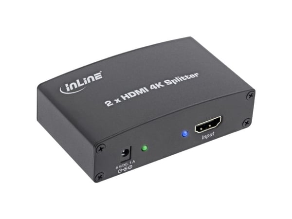InLine 65009, HDMI, 2x HDMI, 1.4a, Lajittelu, Alumiini