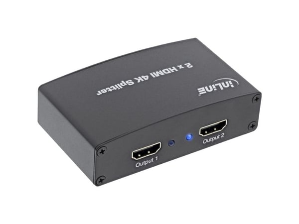 InLine 65009, HDMI, 2x HDMI, 1.4a, Lajittelu, Alumiini