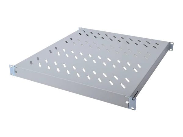 DIGITUS - Rack-hylle - RAL 7035, grå - 1U - 19"