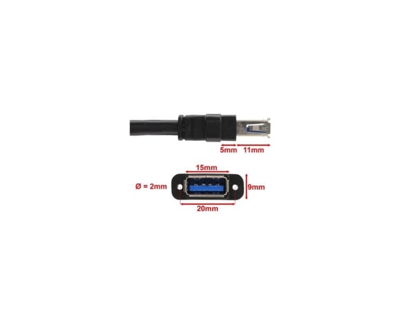 På linje? Mini PCIe-kort, 2x USB 3.0 (66900)
