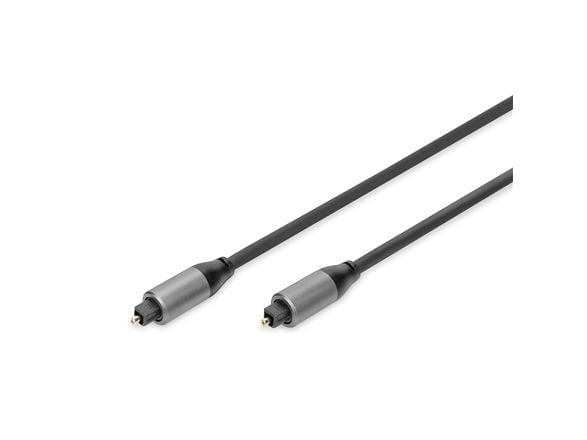 DIGITUS - Digital audiokabel (optisk) - digitallyd - TOSLINK hann til TOSLINK hann - 3 m - svart
