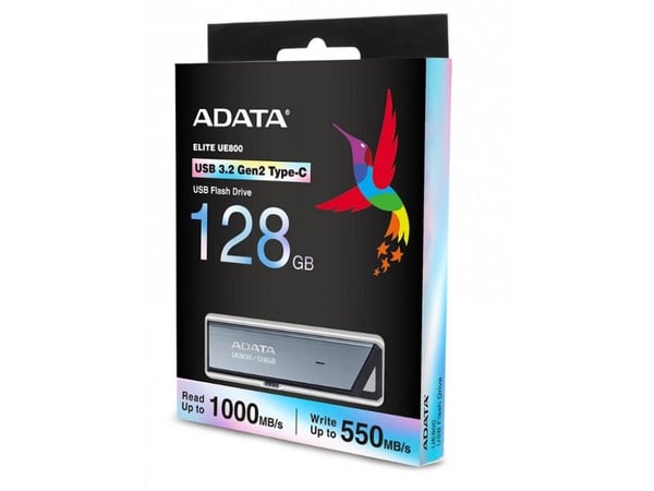 ADATA UE800 USB-muistitikku 128 Gt USB Type-C 3.2 Gen 2 (3.1 Gen 2) Hopea