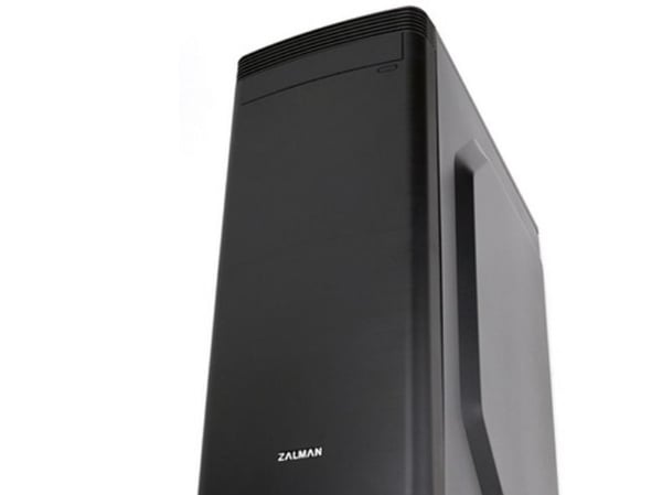 Zalman T5 - Tower - micro ATX - ingen strømforsyning (ATX12V) - børstet aluminiumssvart - USB/lyd