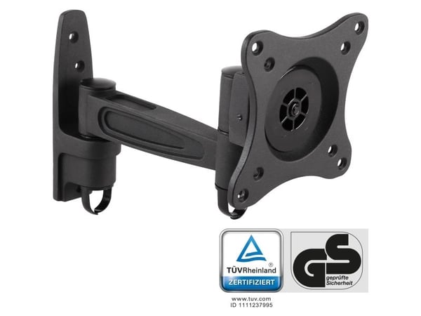 InLine 23106D, 75 x 75 mm, 100 x 100 mm, -90 - 90°, -90 - 90°, Alumiini, Lajittelu