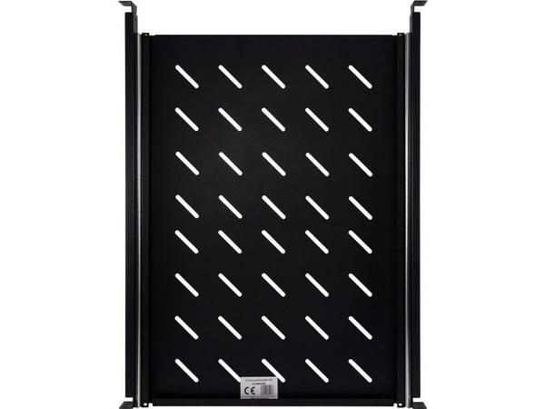 Inter-Tech SWAS-650/1000 - Rackgulvpanel - svart, RAL 9005 - 1U - 19"