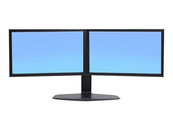 Ergotron Neo-Flex - Stativ - for 2 LCD-skjermer - svart - skjermstørrelse: inntil 24" - skrivebord