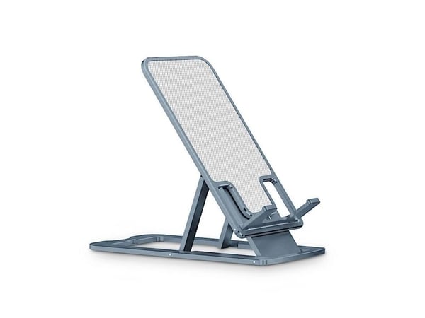 Inter-Tech MTS-100 - Bordstativ for mobiltelefon, nettbrett - inntil 12" - titangrå