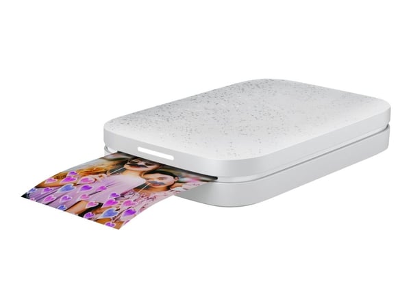 HP Sprocket 200 - Skirver - farge - sink - 50.8 x 76 mm inntil 0.67 min/side (farge) - kapasitet: 10 ark - Bluetooth 5.0 - lunaperle - med HP ZINK ...