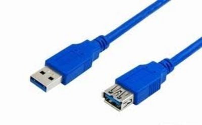 MediaRange - USB-jatkojohto - USB Type A (naaras) - USB Type A (uros) - USB 3.0 - 1,8 m - sininen