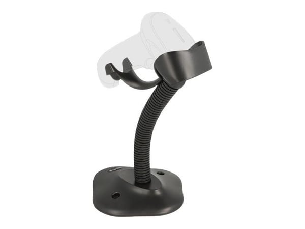 Delock - Strekkodeskannerholder - skrivebordsmonterbar - svart - for P/N: 90557