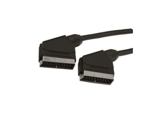 MediaRange - Video/lydkabel - SCART hann til SCART hann - 1.4 m - svart