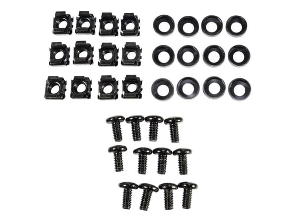 Inter-Tech - Brakettsett (horisontal) - veggmonterbar - RAL 9005 - 3U - 19"