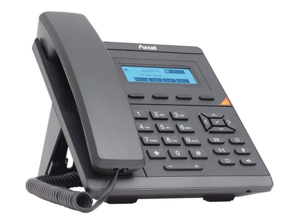 Axtel AX-200 - Anrops-ID VoIP-telefon - 5-veis ringefunksjon - SIP, SIP v2, SRTP, ZRTP, RTCP-XR, VQ-RTCPXR