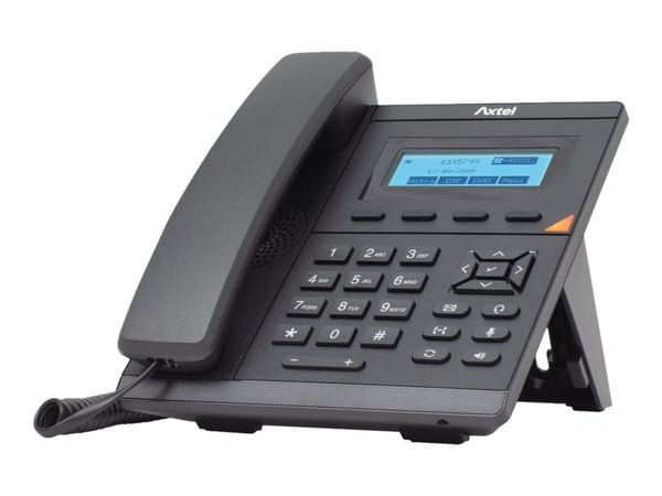 Axtel AX-200 - Anrops-ID VoIP-telefon - 5-veis ringefunksjon - SIP, SIP v2, SRTP, ZRTP, RTCP-XR, VQ-RTCPXR