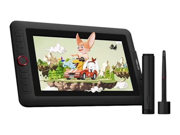 XP-PEN Artist 12 Pro - Digitaliserer m/ LCD display - 25.632 x 14.418 cm - elektromagnetisk - 8 knapper - kablet - USB