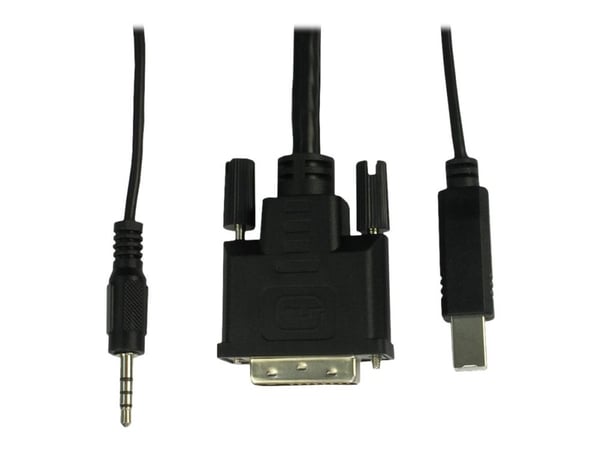Argus AS-9104DA - KVM / lydsvitsj - 4 x KVM/lyd - 1 lokalbruker - stasjonær, rackmonterbar