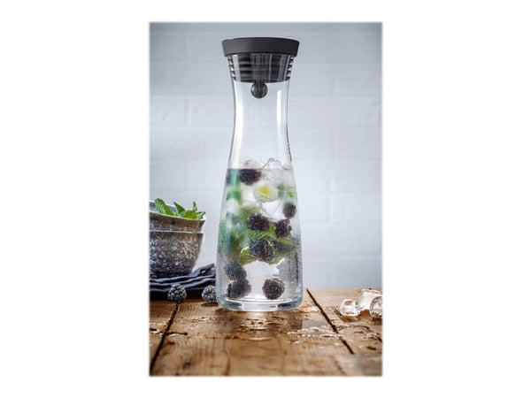 WMF Basic - Water decanter - Størrelse 7 cm - Høyde 29 cm - 1 L - svart