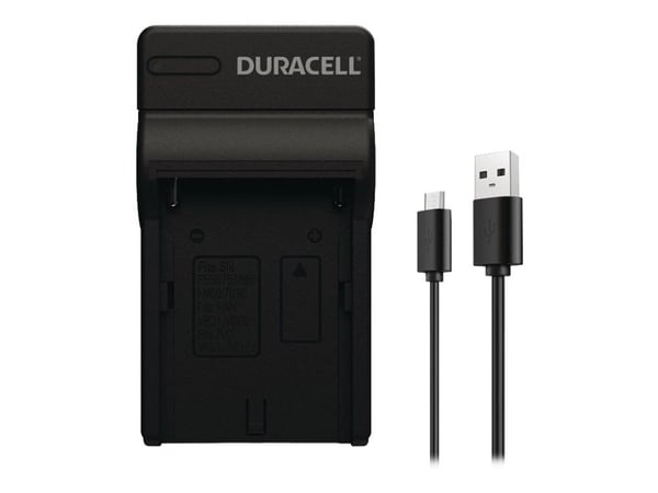 Duracell - USB-batterilader - 1 x batterier lader - svart