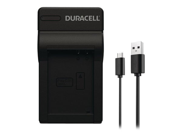 Duracell - USB-batterilader - 1 x batterier lader - svart