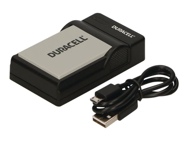 Duracell - USB-batterilader - 1 x batterier lader - svart