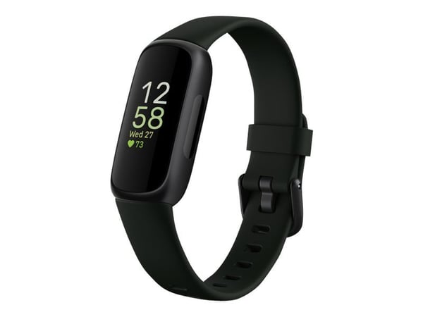 Fitbit Inspire 3 - Svart - aktivitetssporer med bånd - silikon - midnatt-zen - håndleddstørrelse: inntil 221 mm - Bluetooth