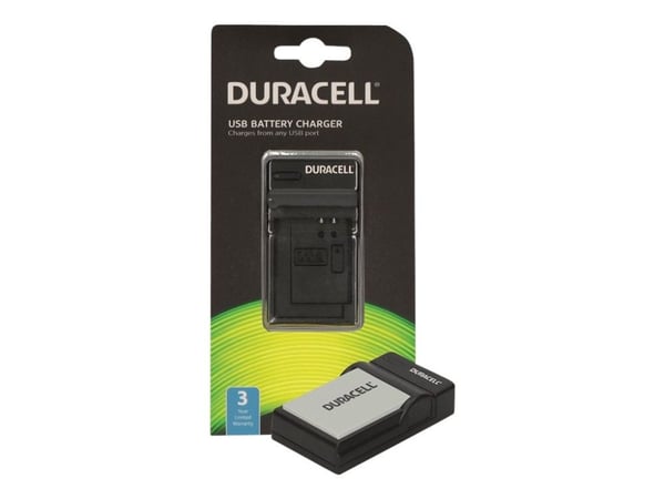 Duracell - USB-batterilader - 1 x batterier lader - svart