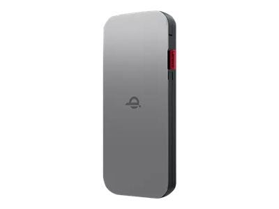 Lenovo Go - Strømbank - 10000 mAh - 30 watt - 3 A - 2 utgangskontakter (USB-C) - stormgrå - Hele verden