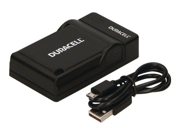Duracell - USB-batterilader - 1 x batterier lader - svart