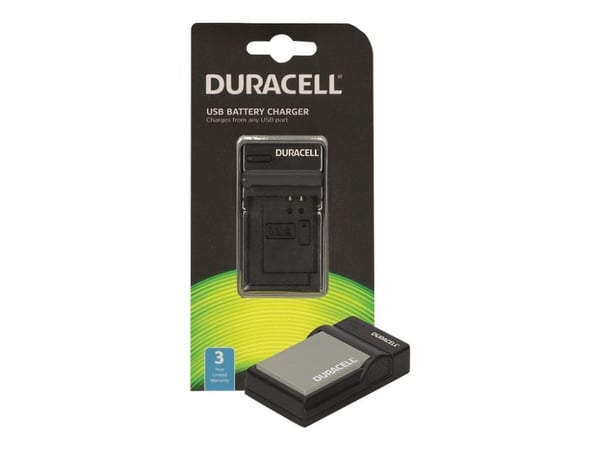 Duracell - USB-batterilader - 1 x batterier lader - svart