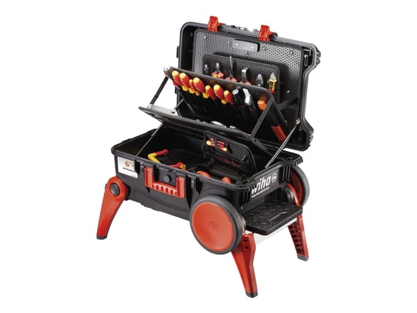 Wiha XXL III electric, Työkalulaatikkosarja, Musta, Punainen, Sarana, 683 mm, 496 mm, 335 mm