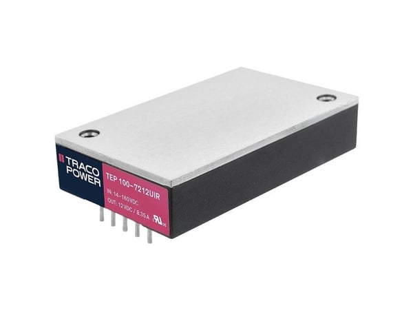 TracoPower DC/DC-muunnin, piirilevy 36 V/DC 24 V/DC 4200 mA 100 W Lähtöjen lukumäärä: 1 x