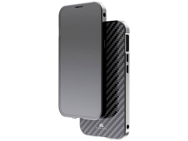 Black Rock 360° Glass Cover Apple iPhone 14 Carbon 1200TGCB02