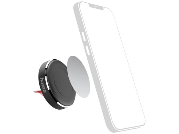 Hama Magnet, Mobiltelefon/smarttelefon, Passiv holder, Bil, Svart
