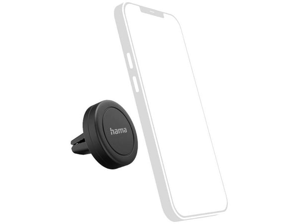 Hama Magnet, Mobiltelefon/smarttelefon, Passiv holder, Bil, Svart