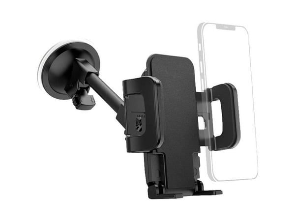 Hama Compact, Mobiltelefon/smarttelefon, Passiv holder, Bil, Svart