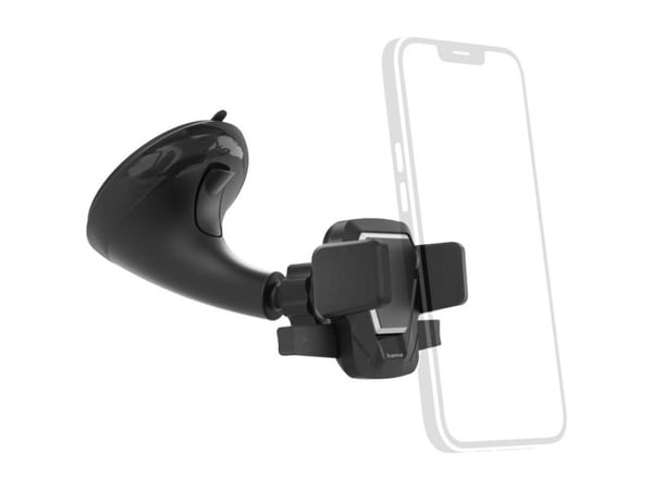 Hama Easy Snap, Mobiltelefon/smarttelefon, Passiv holder, Bil, Svart