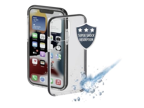 Hama 00215555, Etui, Apple, iPhone 14 Pro Max, 17 cm (6.7"), Svart, Gjennomsiktig