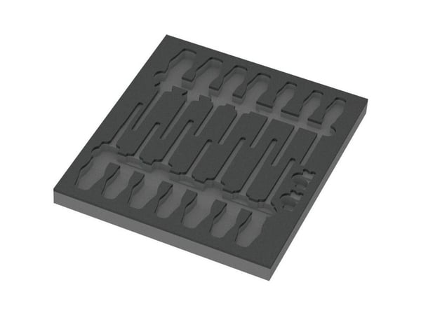 Wera 05137311001 Vaahtomuovisetti 1 kpl (L x S x K) 344 x 392 x 30 mm