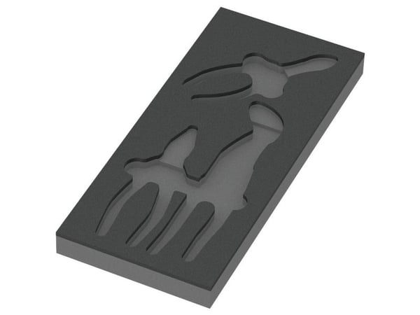 Wera 05137380001 Vaahtomuovisetti 1 kpl (L x S x K) 172 x 392 x 30 mm