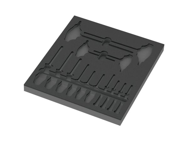 Wera 05137312001 Vaahtomuovisetti 1 kpl (L x S x K) 344 x 392 x 30 mm