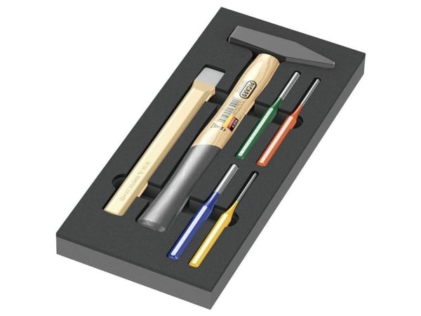 Wera 05150182001, Hammersett, Sort, Tre, 6 stykker, 172 mm, 392 mm, 30 mm