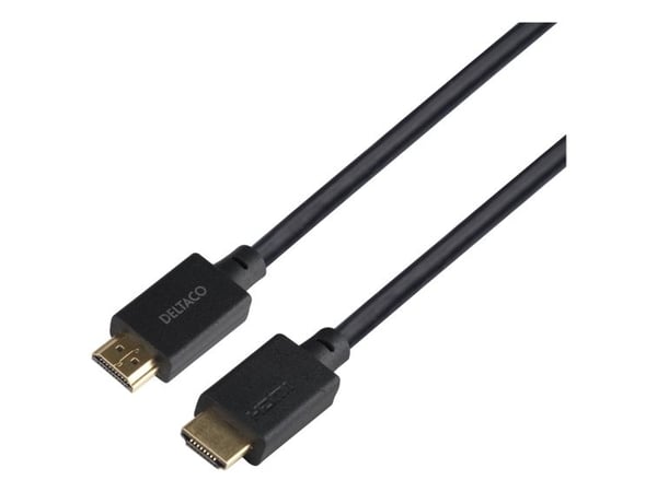Deltaco HU-30-LSZH, 3 m, HDMI Type A (Standard), HDMI Type A (Standard), 7680 x 4320 pikseliä, musta