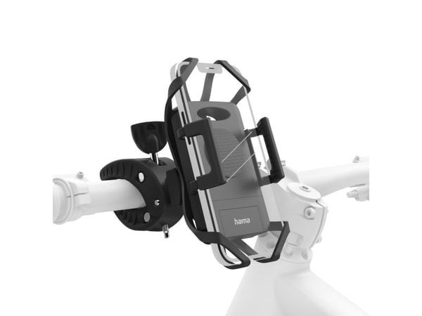 Hama Strong, Mobiltelefon/smarttelefon, Passiv holder, Sykkel, Svart