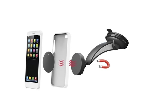 Hama Magnet, Mobiltelefon/smarttelefon, Passiv holder, Bil, Svart