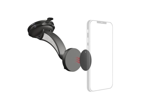 Hama Magnet, Mobiltelefon/smarttelefon, Passiv holder, Bil, Svart