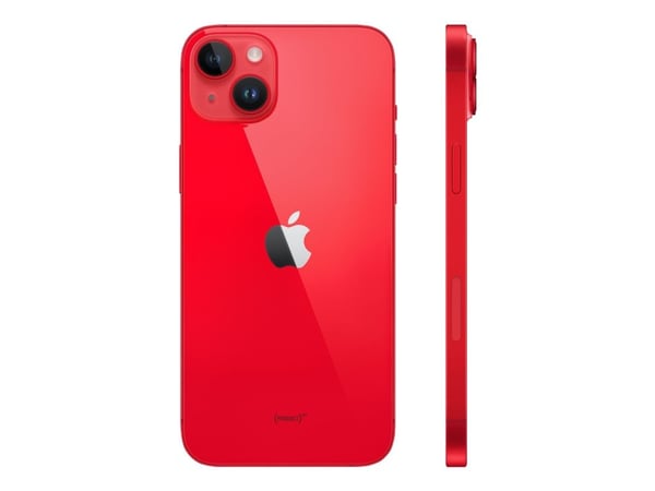 Apple iPhone 14 Plus - (TUOTE) PUNAINEN - 5G älypuhelin - dual-SIM / Sisäinen muisti 256 GB - OLED-näyttö - 6,7" - 2778 x 1284 pikseliä - 2x takaka...