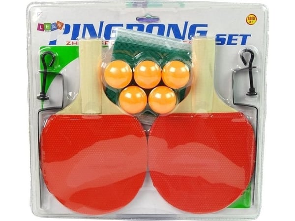 LeanToys For Ping Pong Bordtennis Paddles Nett 5 Baller