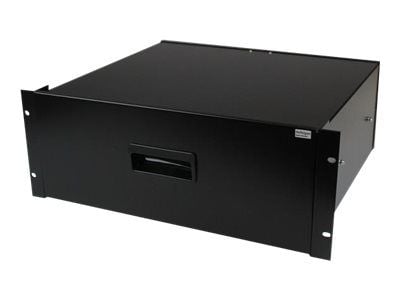Startech 4U Black Steel Storage Drawer for 19in Racks and Cabinets - Rack storage drawer - 4U - 4UDRAWER - Lagerskuff til rack - 4U - for P/N: CABS...