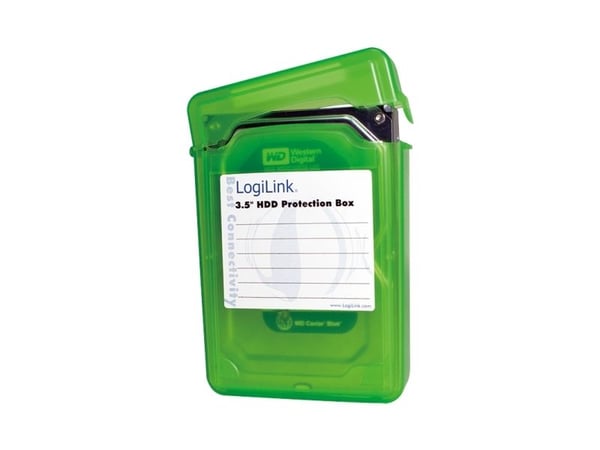 LogiLink UA0133G, Etui, Grønn, 3.5", Sjokkresistent, Vannbestandig