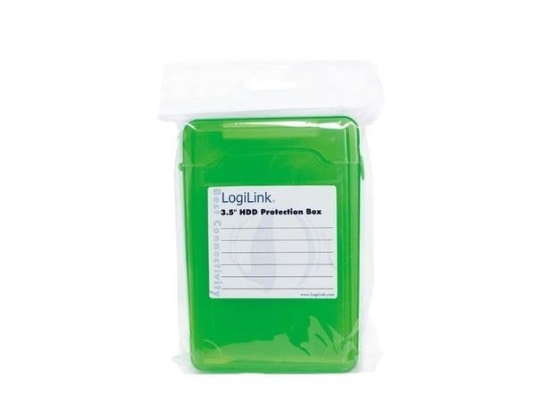 LogiLink UA0133G, Etui, Grønn, 3.5", Sjokkresistent, Vannbestandig
